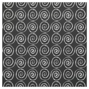 Double Spiral Celtic Pattern Fabric