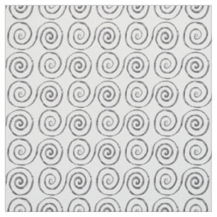 Double Spiral Celtic Pattern Fabric