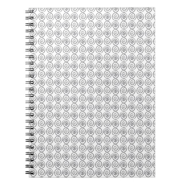 Double Spiral Celtic Pattern Notebook (Front)
