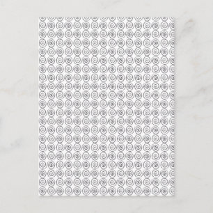 Double Spiral Celtic Pattern Postcard