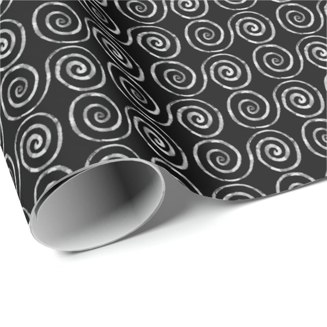 Double Spiral Celtic Pattern Wrapping Paper (Roll Corner)