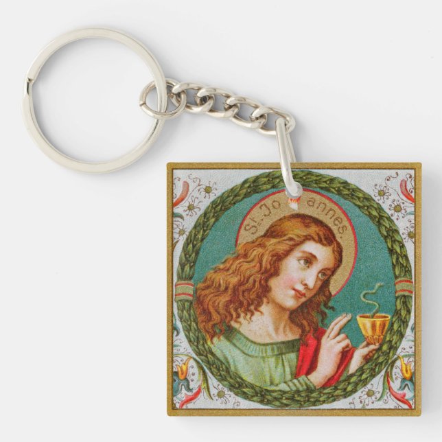 Double St. John the Evangelist (JMAS 06) Key Ring (Front)