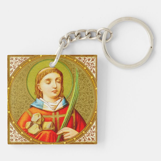 Double St. Stephen the ProtoMartyr (SNV 26) Key Ring (Back)