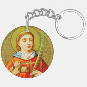 Double St. Stephen the ProtoMartyr (SNV 26) Key Ring