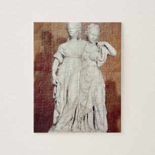 Double statue of the Princesses Louise (1776-1810) Jigsaw Puzzle