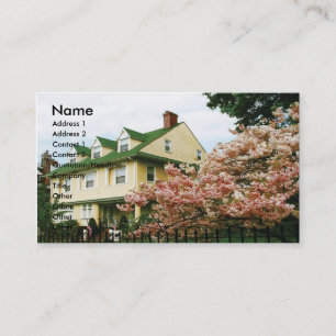 Double Storey House Business Card