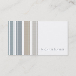 Double Striped | Coastal Business Card