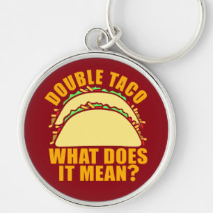 Double Taco Key Ring