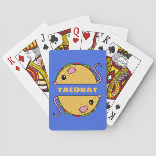 Double Taco Rat Playing Cards