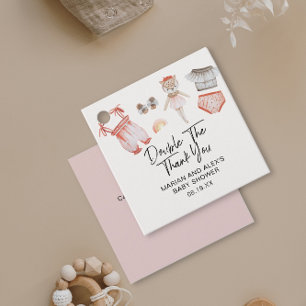 Double Thank You Twin Girls Clothes Favour Favour Tags