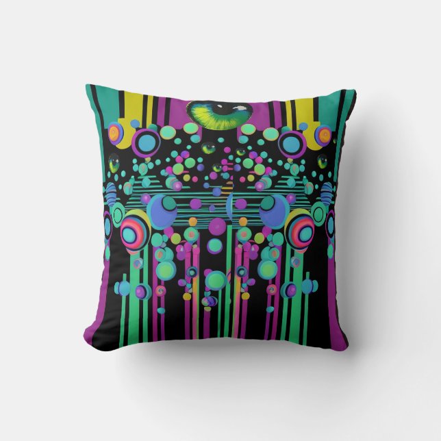 Double the Bubble Trouble Cushion (Front)