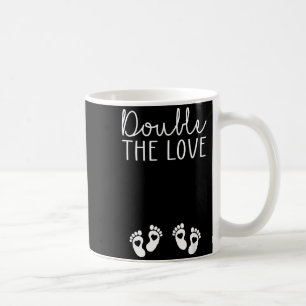 Double The Love Valentines Day Twin Pregnancy Anno Coffee Mug