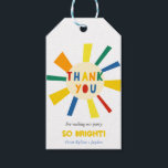 Double The Sunshine Twins Birthday Thank You Tag<br><div class="desc">Introducing the Double The Sunshine Twins Birthday Party Thank You Favour Tag - a delightful way to express gratitude to your guests. Featuring a cheerful sun design that complements the birthday theme, this tag adds a thoughtful touch to your party favours. Simply click the edit button to personalise this design...</div>