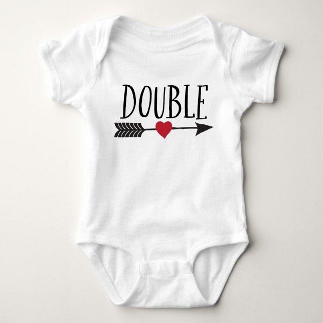 Double Trouble Baby Bodysuit (Front)