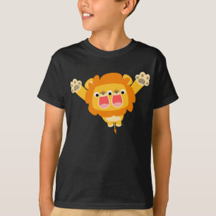 Double Trouble cute cartoon lion children t-shirt