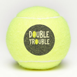 Double Trouble Funny Tennis Balls