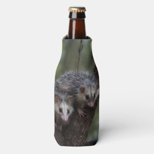 Double Trouble in the Canopy: Twin Possums Bottle Cooler