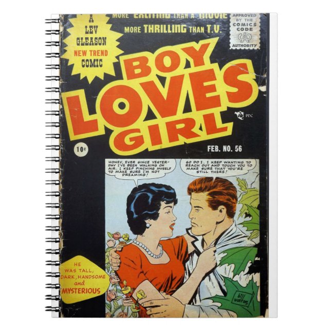 Double Trouble - Retro Comics - Vintage Comics Notebook (Front)