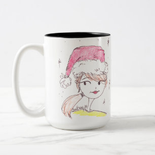 Double Trouble Two-Tone Coffee Mug