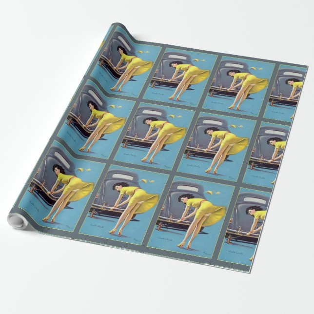 Double Trouble Wrapping Paper (Unrolled)