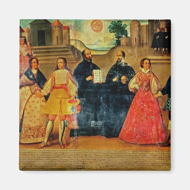 Double wedding between two Inca women Magnet (Front)