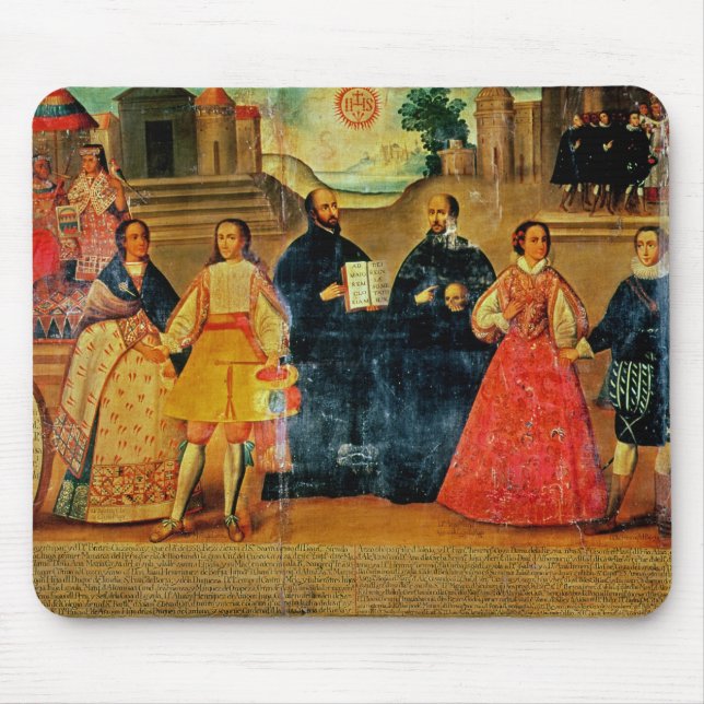 Double wedding between two Inca women Mouse Pad (Front)