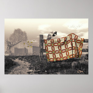 Double Wedding Ring Poster