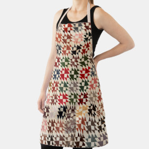 Double X quilt Apron