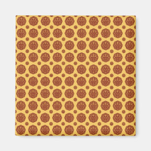 Double Xi Chinese Wedding Pattern Magnet