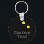 Double yellow dot squash ball custom keychain gift<br><div class="desc">Double yellow dot squash ball custom keychain gift. Custom key chains for squash player,  coach,  trainer,  friends,  family,  kids etc. Personalize with your own name or quote.</div>