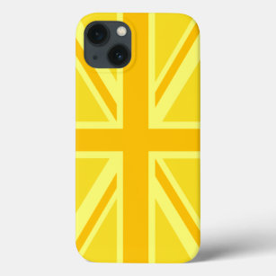 Double Yellow Union Jack iPhone 13 Case