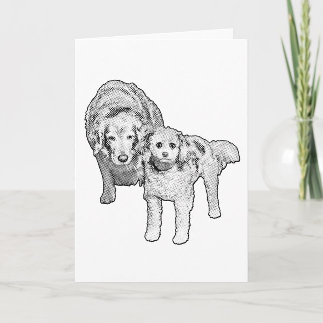 Doubled Joy, Warm Wishes Card (Front)