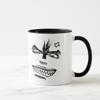 Doubleman Happy / Angry Emotions Mug