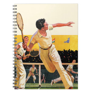 Doubles Tennis Match Notebook