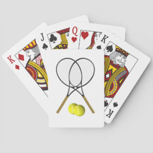 Doubles Tennis Sport Theme Playing Cards