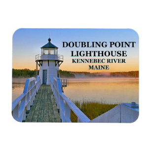 Doubling Point Lighthouse, Arrowsic Island, Maine Magnet