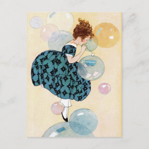 "DOUBLY BUBBLY" FLOATING FANTASY POSTCARD