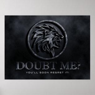 Doubt Me? Poster