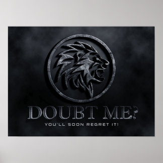 Doubt Me? Poster