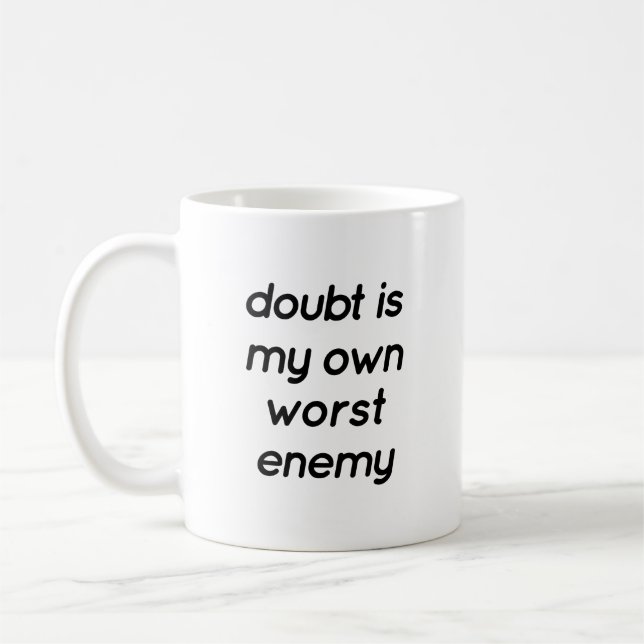 Doubt Mug (Left)