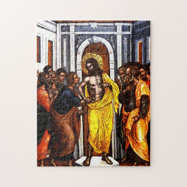 Doubting Thomas by Emmanuel Tzanes Jigsaw Puzzle (Vertical)