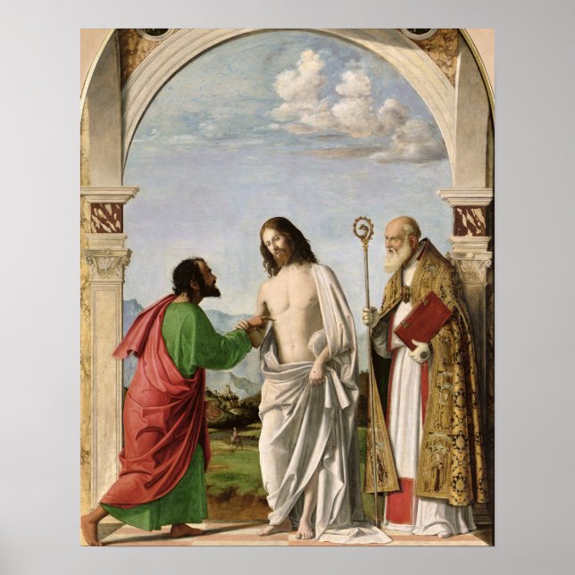 Doubting Thomas with St. Magnus, c.1504-05 Poster (Front)