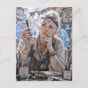 Doubts / CNC Machine Operator / Tool Store Postcard