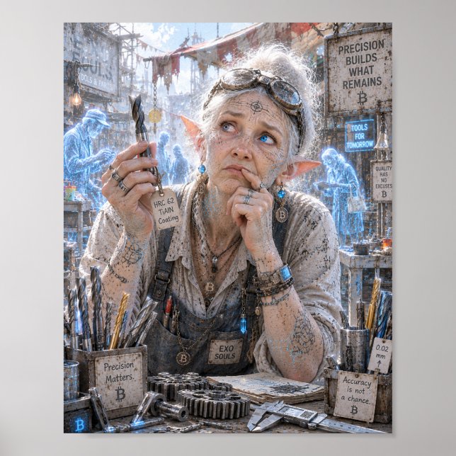 Doubts / CNC Machine Operator / Tool Store Poster (Front)