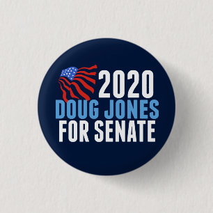 Doug Jones for Senate 3 Cm Round Badge