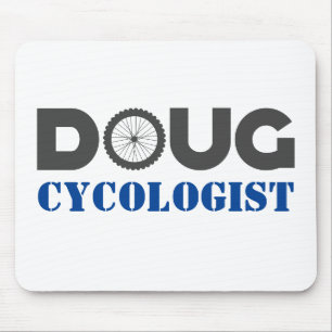 Doug Mountain Biker Mouse Pad