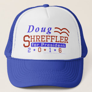 Doug Shreffler President 2016 Election Democrat Trucker Hat