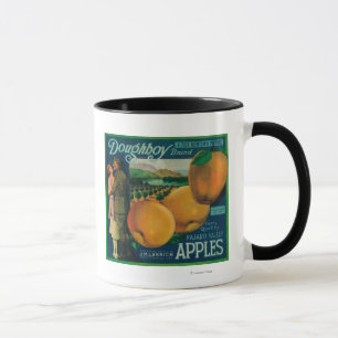 Doughboy Apple Crate LabelWatsonville, CA Mug
