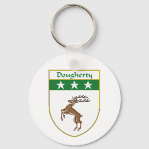 Dougherty Coat of Arms/Family Crest Key Ring