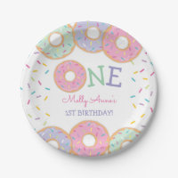Doughnut 1st Birthday Doughnut Grow Up Pink Sprink